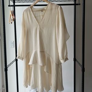 Halston Heritage Chiffon Caftan